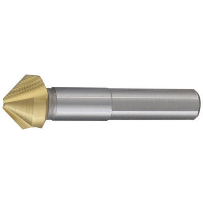 Зенковка коническая для вырубки грата и дна ADVANCED HSS 90 ° 12.4 mm fine pitch TiN - 1502710124