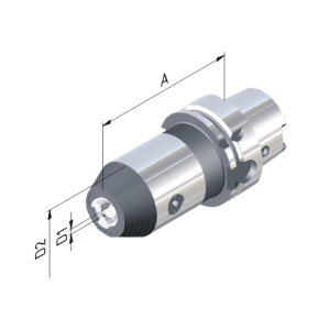 Оправка краткая свердлильная HSK-A - 63 - 1/16 - 109, модель: 606395-32