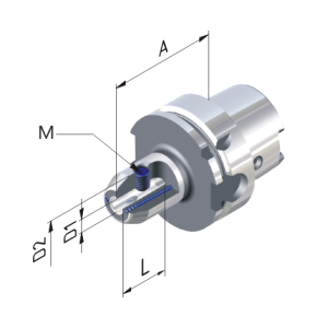 Оправка Weldon cool tool HSK-A 100 - 16 - 160, модель: 6100041-66