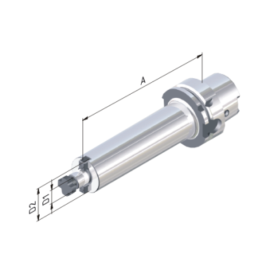 Оправка для фрезерных головок cool tool HSK-A - 100 - 16 - 100, модель: 610005-211