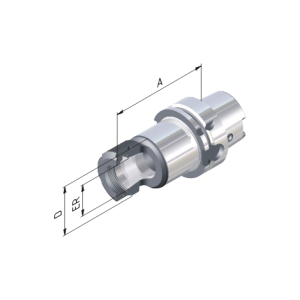 Оправка точна затискная ER "Hawk Eye" HSK-A 100 - ER25 - 130, модель: 610032-54
