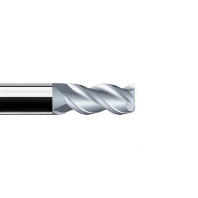 Фреза цилиндрическая 45 ° для алюминия 3x57 z = 3