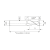 Фреза цилиндрическая 45 ° для алюминия 4x57 L2 = 12 z = 3