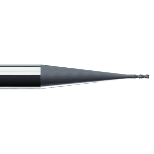 Микрофреза цилиндрическая торцевая 1.0x64 L2 = 10.0 Z = 2 алмазное покрытие