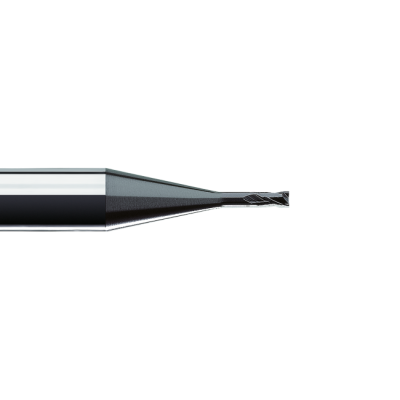 Микрофреза цилиндрическая торцевая 0.3x64x6 L1 = 0.50 Z = 2 TiAlN