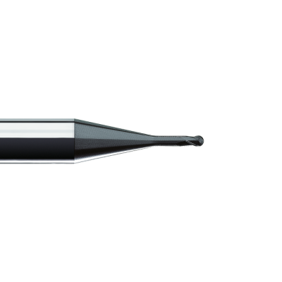 Микрофреза с полным радиусом 1.0x51x4 L1 = 1.20 R = 0.50 Z = 2 TiAlN